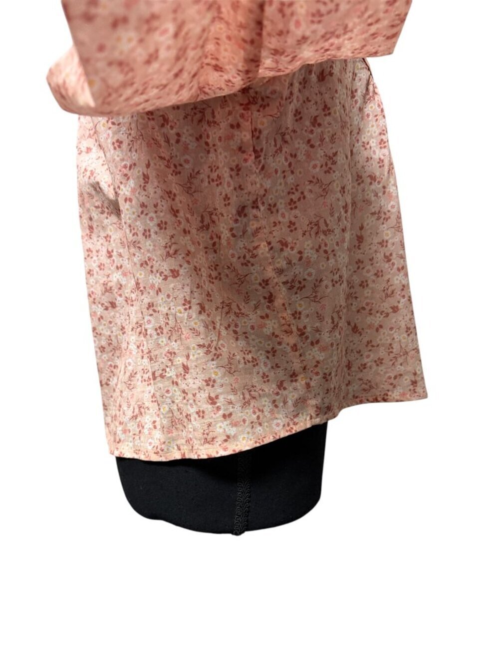 A Collective Story Blush Floral Embroidered Peasant Top Medium Cottagecore Boho - Picture 7 of 10